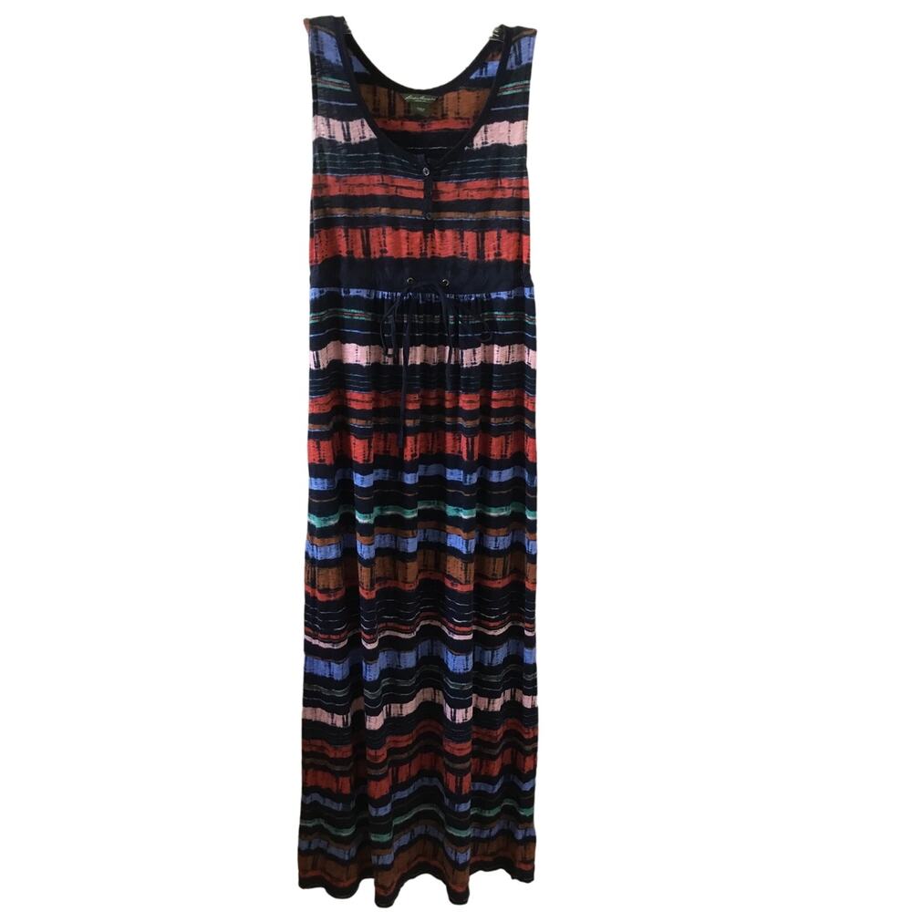 Eddie Bauer Sleeveless Tank Cotton Maxi Dress Womens size S